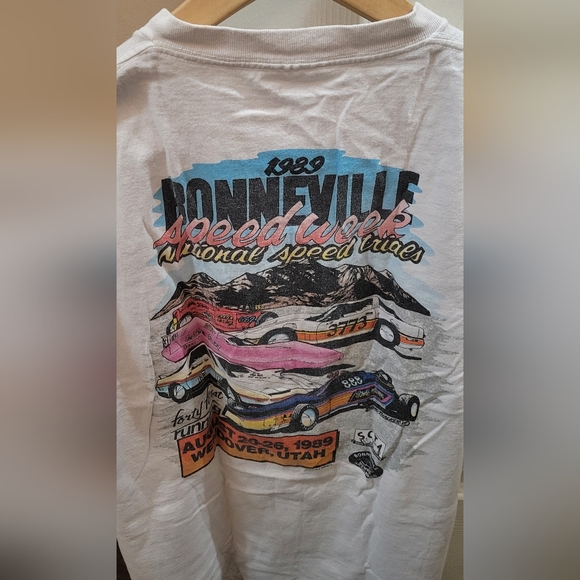 Vintage 1989 Bonneville Speed Week T-Shirt - Picture 4 of 5